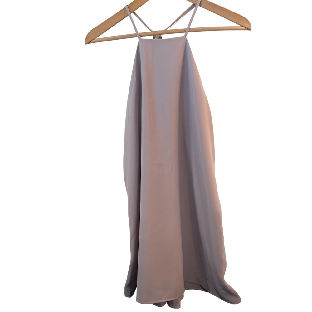 Tobi Lavender Strappy Back Swing Dress Size Medium NWT Mini A-Line Sleeveless